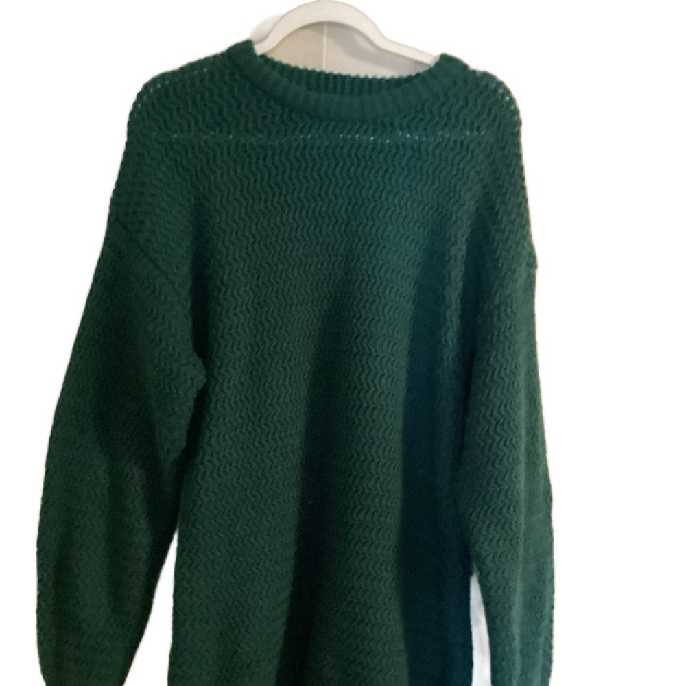 Don Douglass green knitted sweater xl